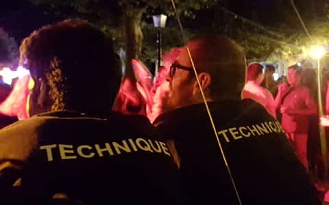 Technique prestation spectacle DCI event équipe technique techniciens DCI event