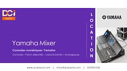 location console de mixage Yamaha sonorisation groupe musique live bayonne biarritz pau dax bayonne itxassou DCI event