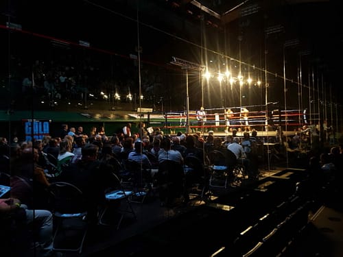 gala de boxe trinquet moderne Bayonne captation sonore et diffusion