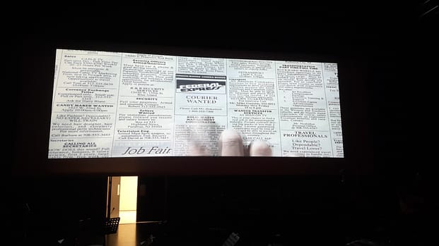 Double vidéoprojection écran géant 12m x 5m Larreko Arkaos