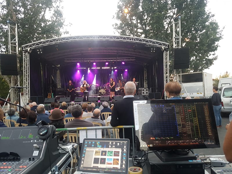 CL5 Yamaha réseau DANTE Martin MPC line array Beyma