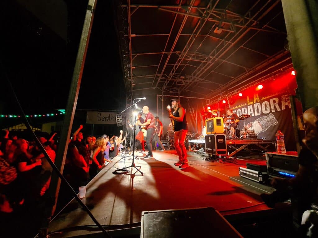 concert la topadora scène live