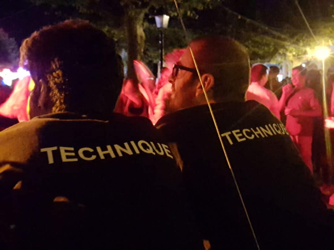 équipe technique techniciens DCI event