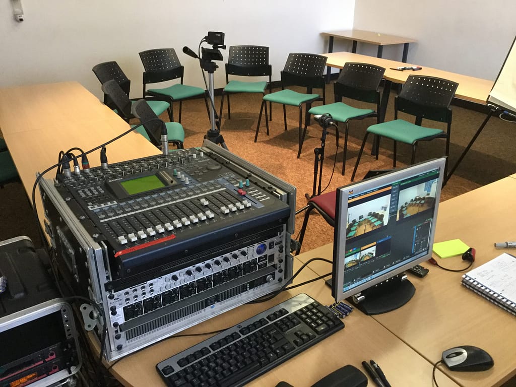 prise son et vidéo sondage Ametzondo à la CCI Bayonne par DCI Event