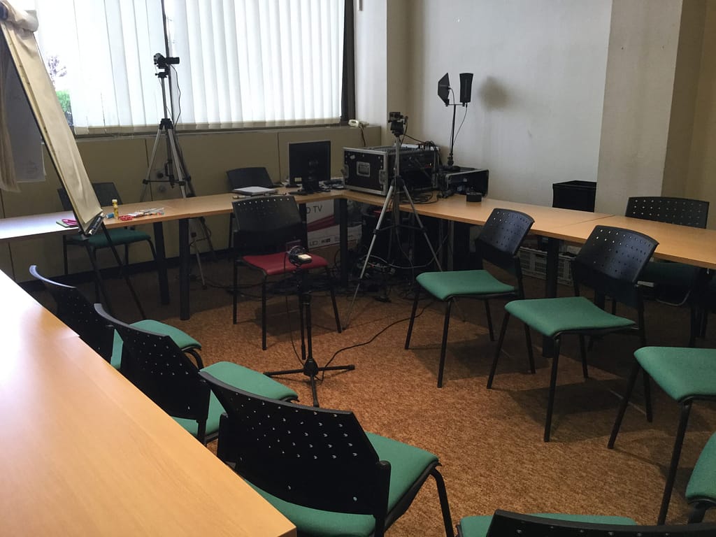 prise son et vidéo sondage Ametzondo à la CCI Bayonne par DCI Event